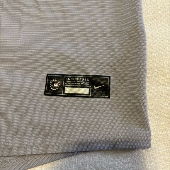 Kids Nike Kansas City Royals Gray Jersey - Picture 4 of 9